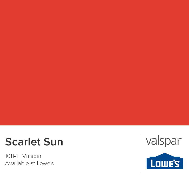 Valspar Scarlet Sun