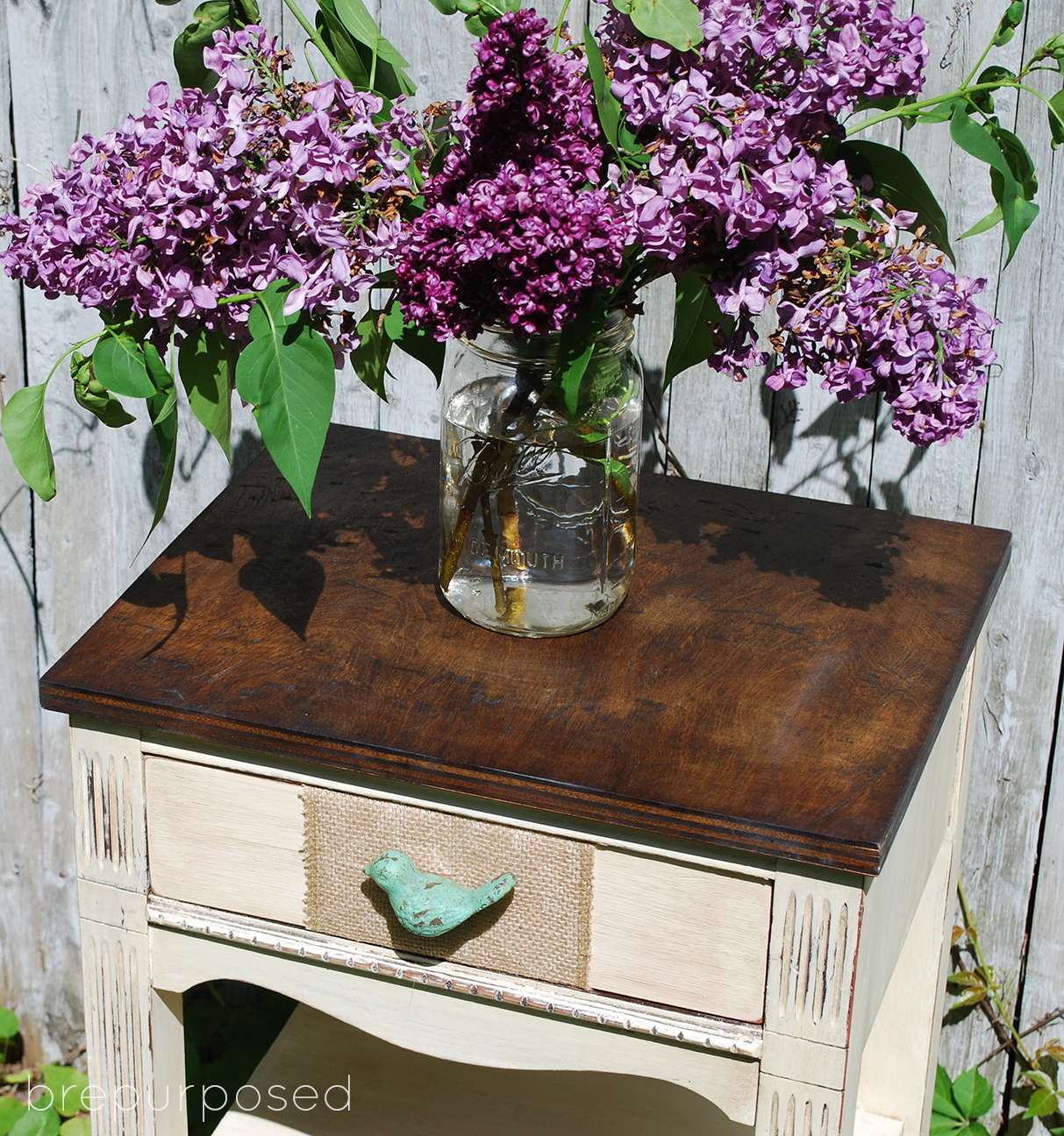 painted antique table