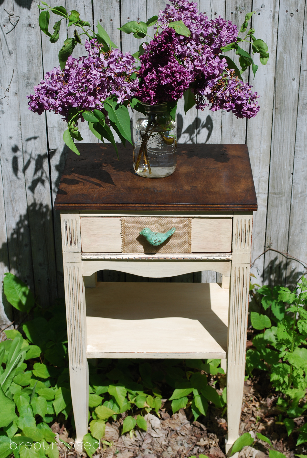 side table makeover