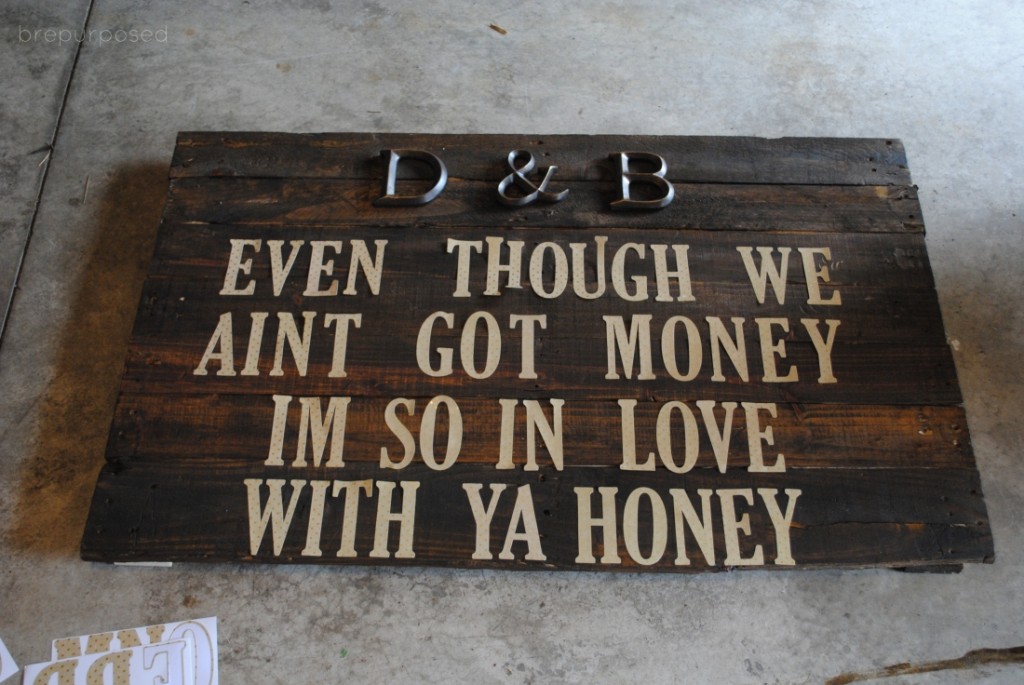 DIY Rustic Sign