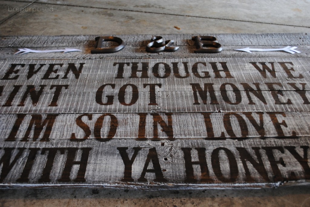 DIY Rustic Sign