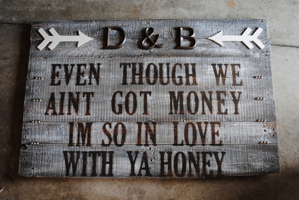 DIY Rustic Sign