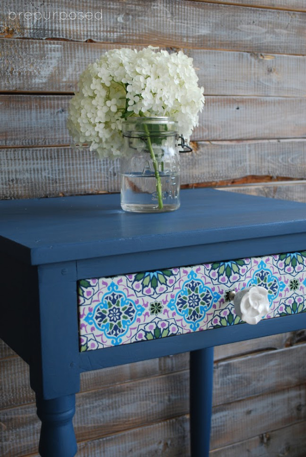 Blue Painted Table