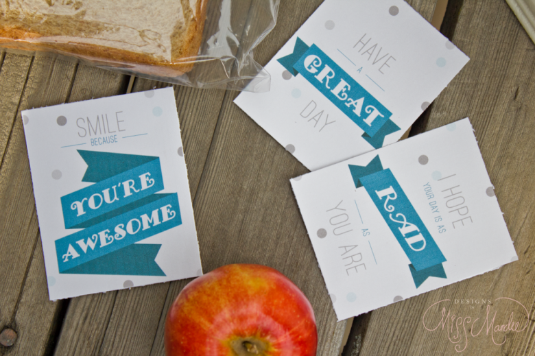Lunch Note Printables
