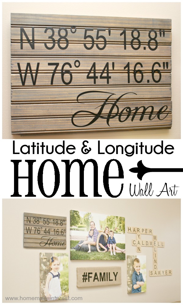Latitude & Longitude Wall Art