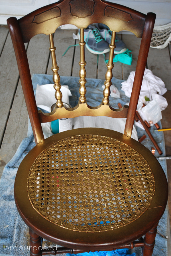 Painted Gold Chair