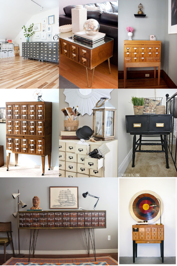 Card Catalog Home Decor Brepurposed