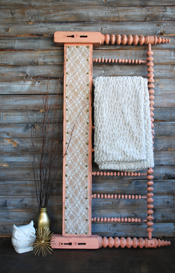 Headboard Quilt Rack