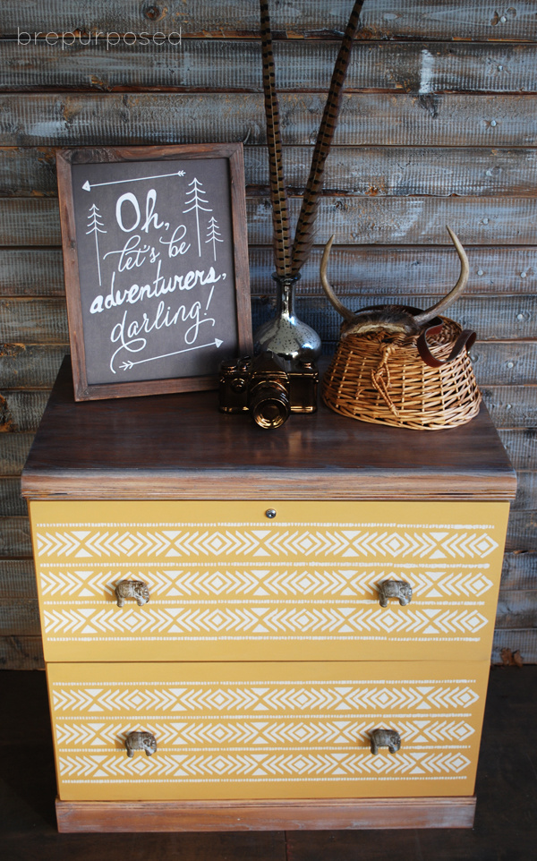 Aztec Yellow Cabinet