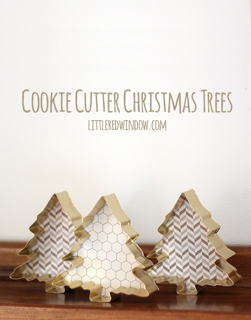 Cookie Cutter Christmas Trees - littleredwindow