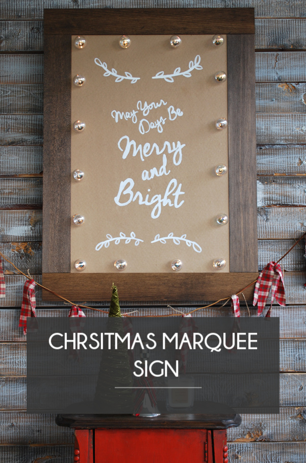 Christmas Marquee Sign