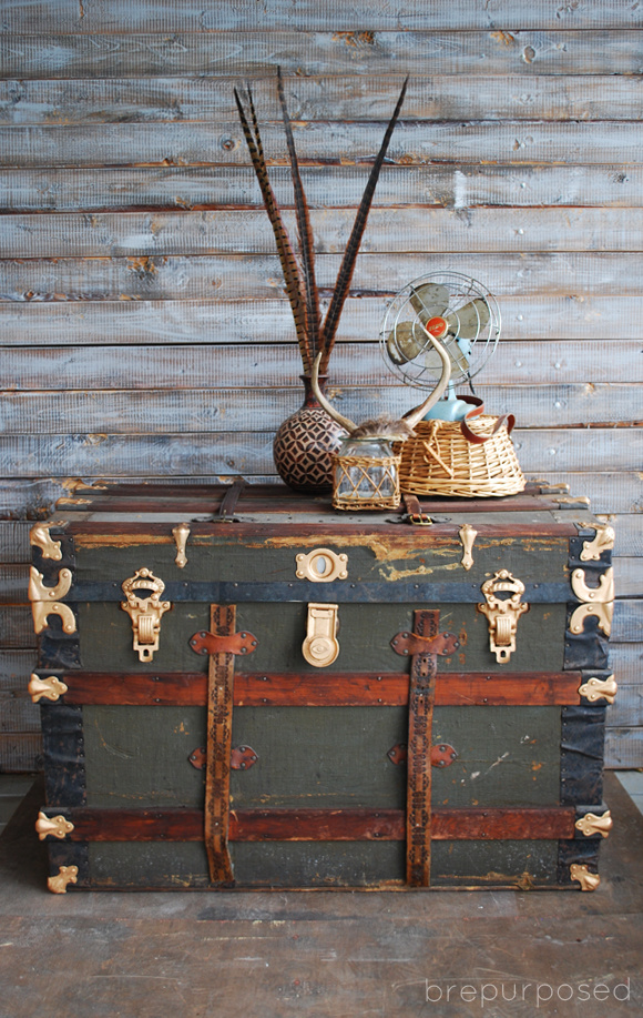 New/Old Steamer Trunk