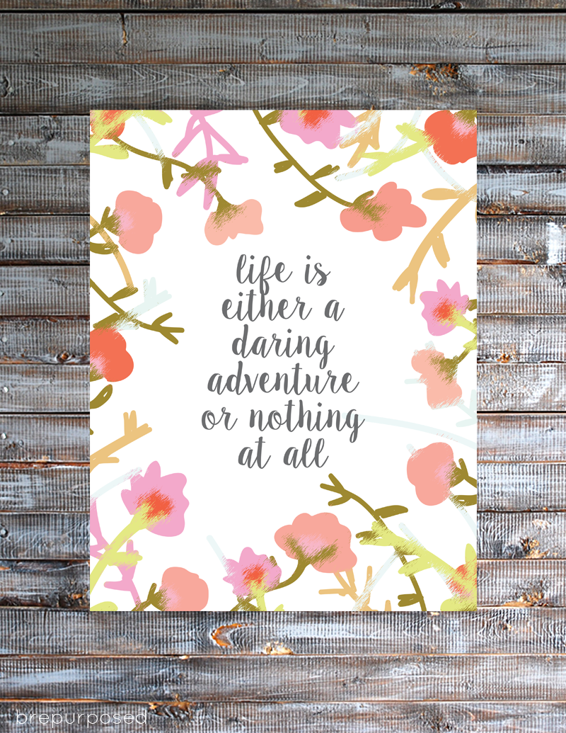 Daring Adventure Free Printable