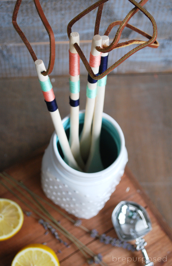 Colorful DIY Wooden Utensils