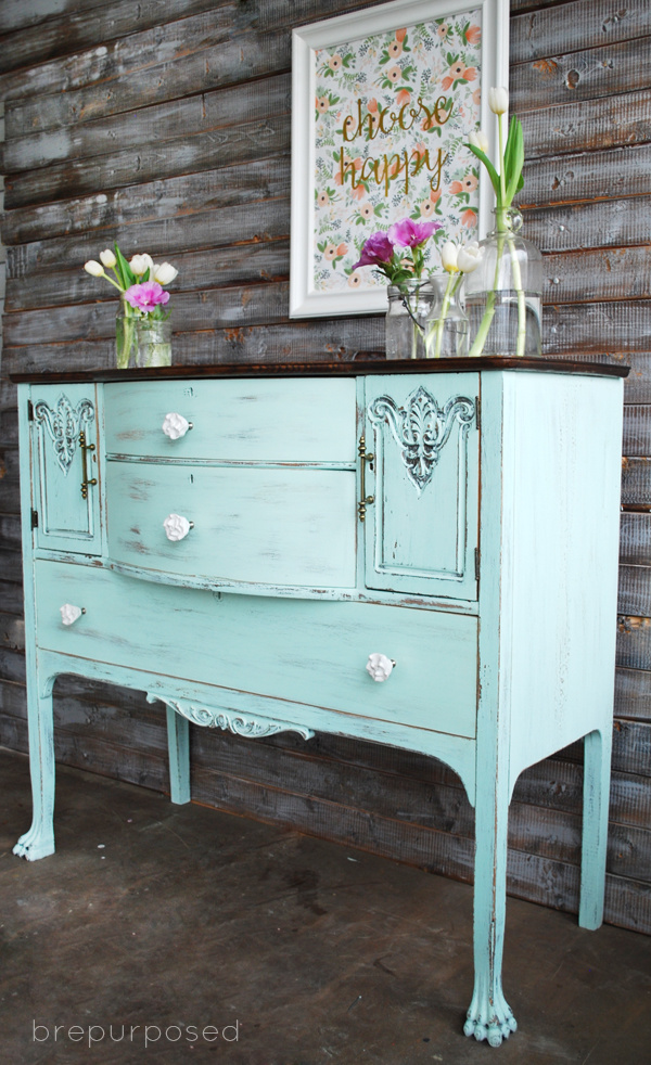 Mint and Stained Buffet