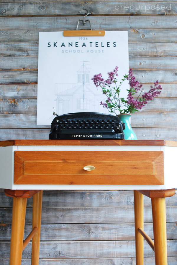 Two Toned Corner Desk