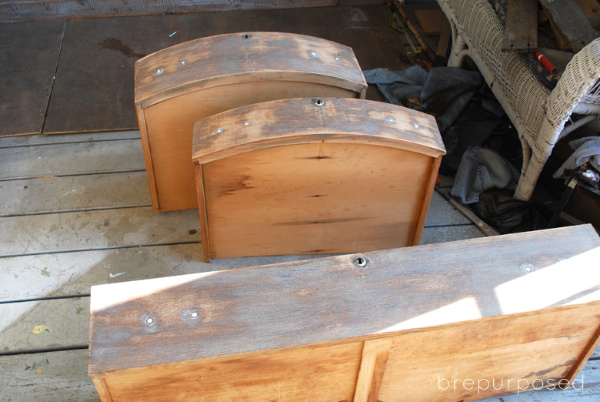 Sanded Down Drawers