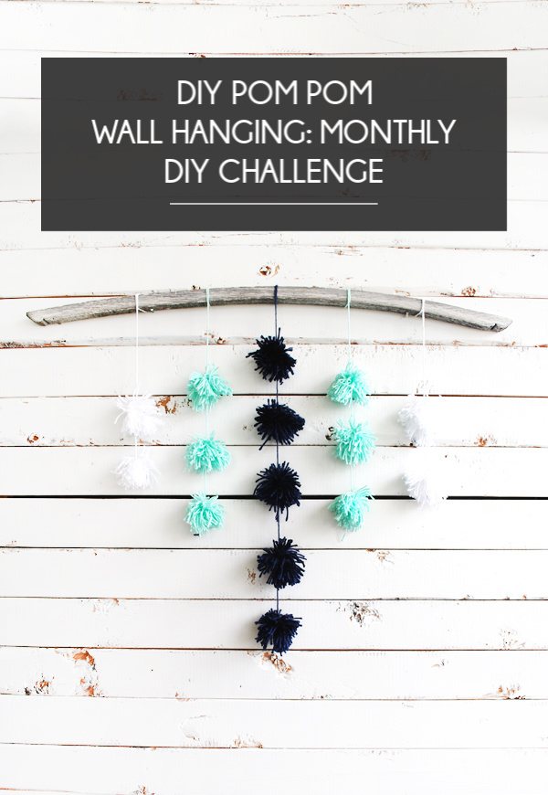 Pom Pom DIY Wall Hanging