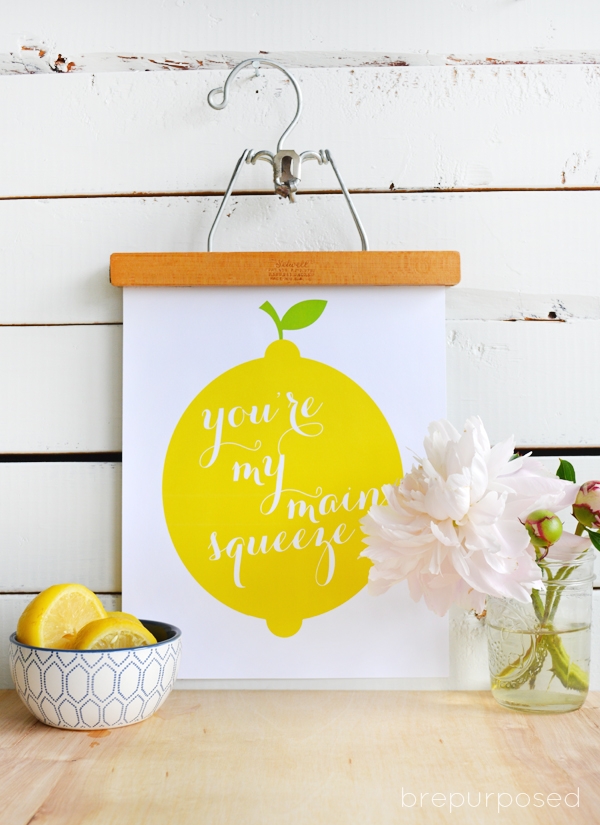 You're My Main Squeeze Free Printable