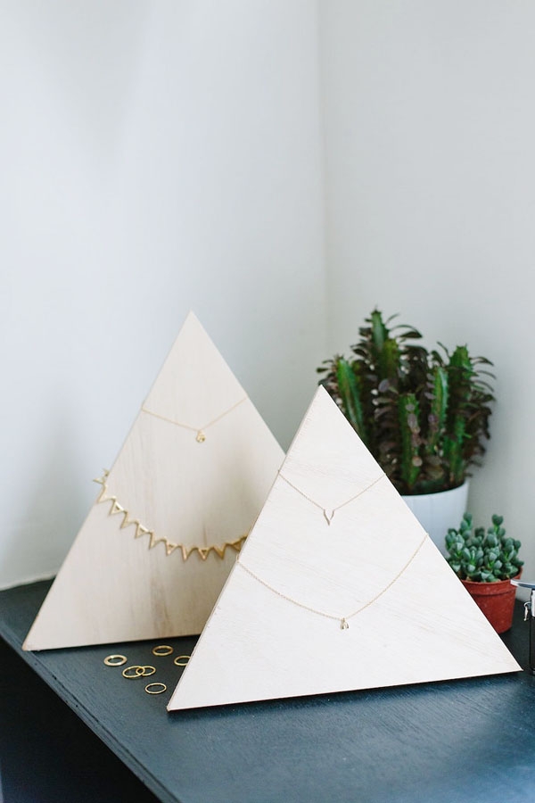 DIY Plywood Jewelry Pyramid