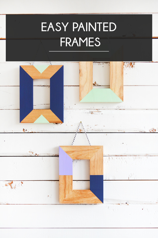 DIY Easy Painted Frames : DIY Challenge