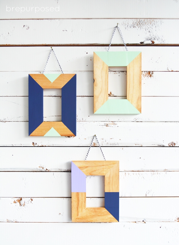 DIY Easy Painted Frames