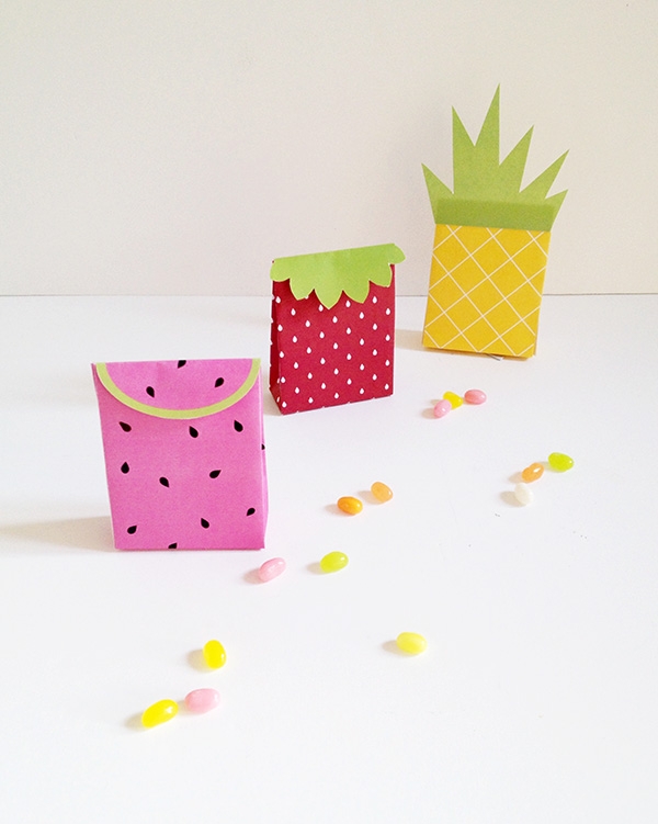 DIY Fruit Gift Bags