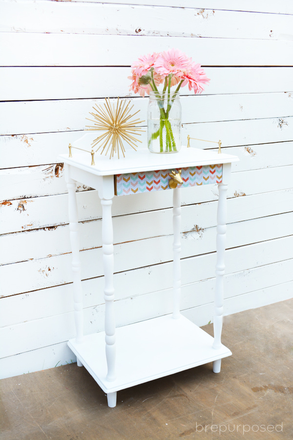 White and Gold Table