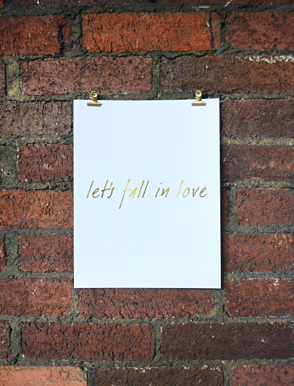 Let's Fall in Love Free Printable by Brepurposed