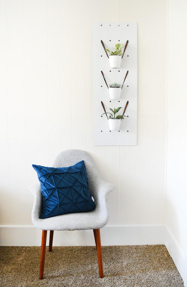 11. Using Pegboard to Create Changeable Wall Decor