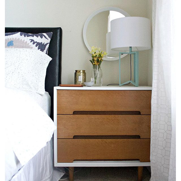 mid century modern nightstand