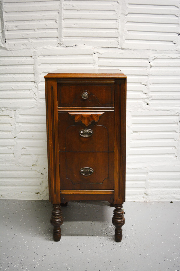 Vintage side table makeover