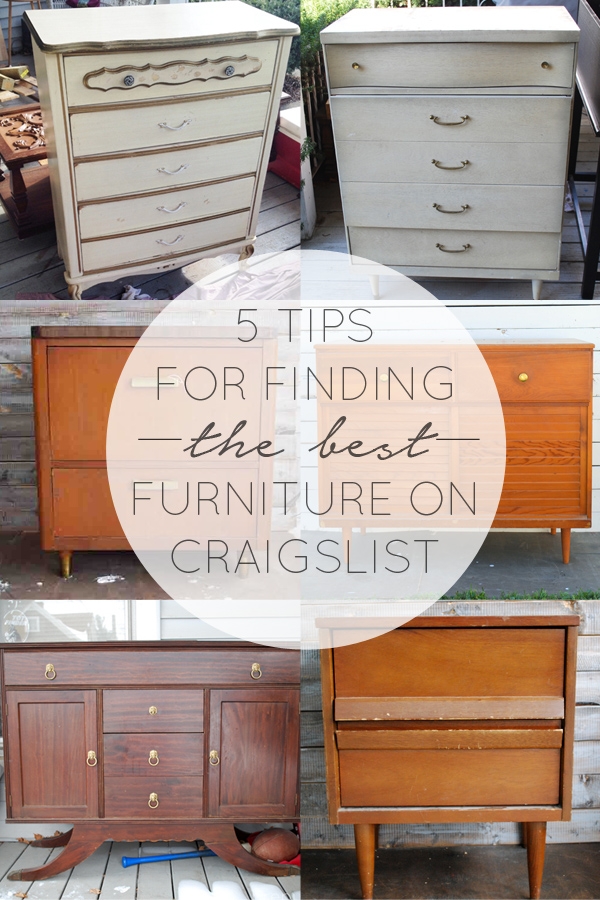 5 Tips For Finding The Best Furniture On Craigslist Brepurposed