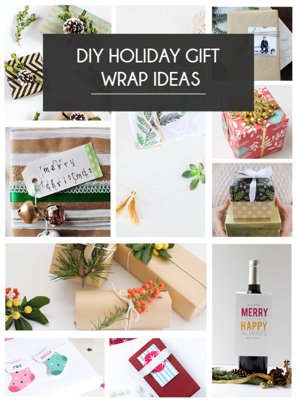 DIY Holiday Gift Wrap Ideas