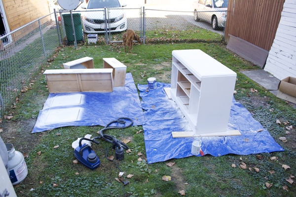 DIY Changing Table Makeover