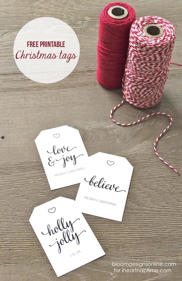 10 Free Holiday Printable Gift Tags