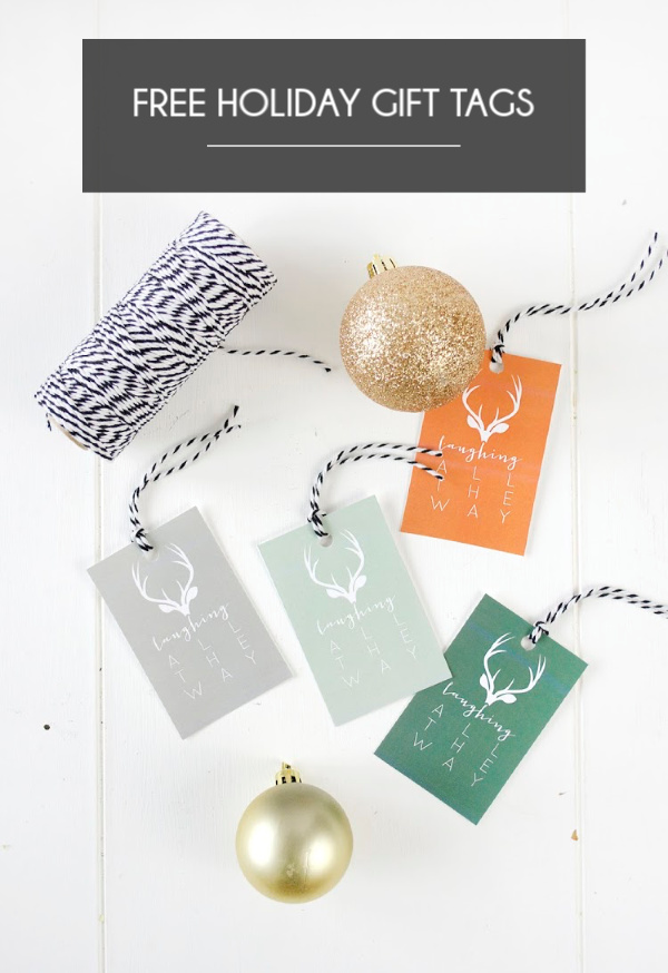 Free Printable Holiday Gift Tags