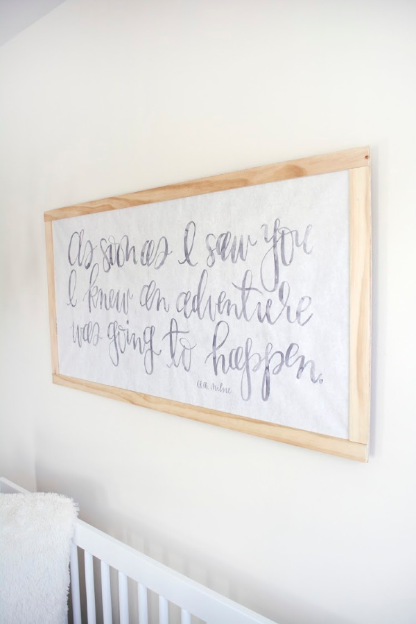 Nursery Quote Art