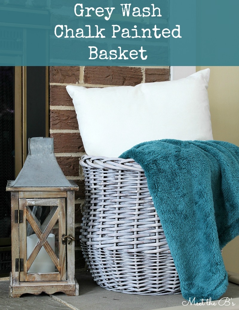 Chalk Painted Basket