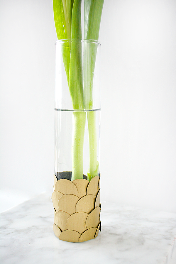 DIY Godl Modern Vase