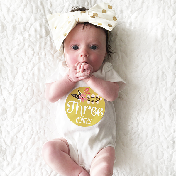 3 Month Baby Photo Shoot