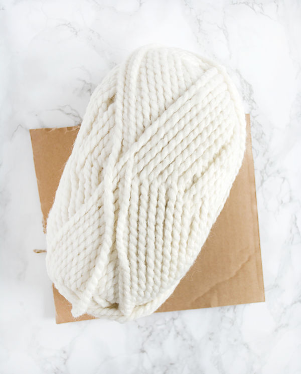 Chunky White Yarn