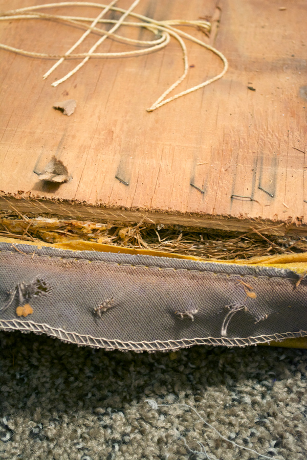 Reupholstering  a Bench