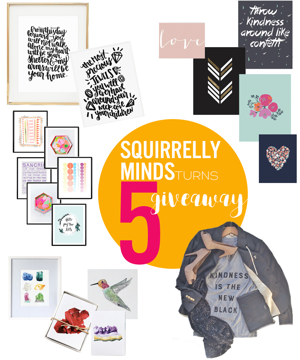Squirrely Minds Giveaway