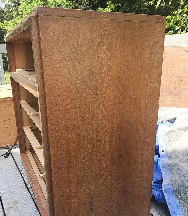 Restained Veneer MCM Dresser