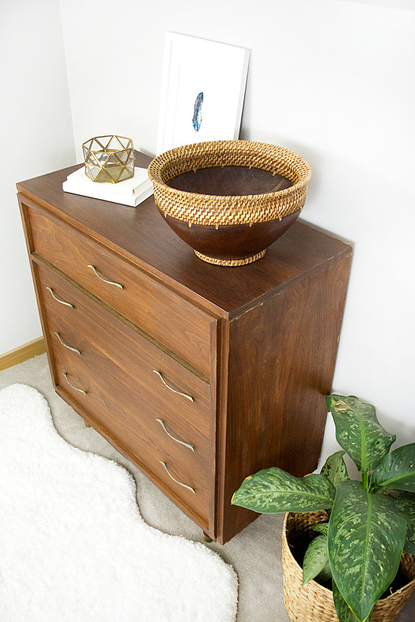 How to refinish a veneer dresser