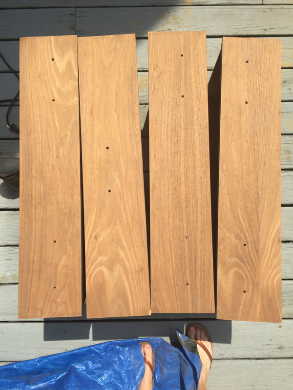 Raw Wood Veneer Drawers