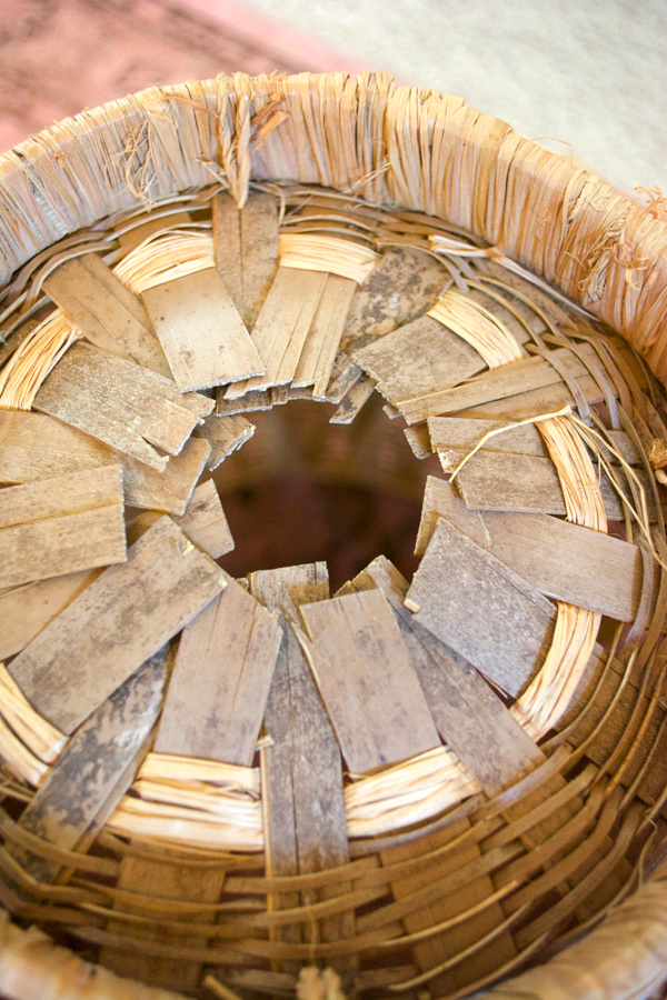 DIY Basket Pendant Light