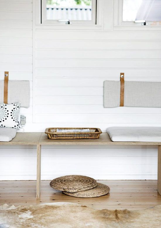 A round up of mudroom bench inspiration for the modern day home!