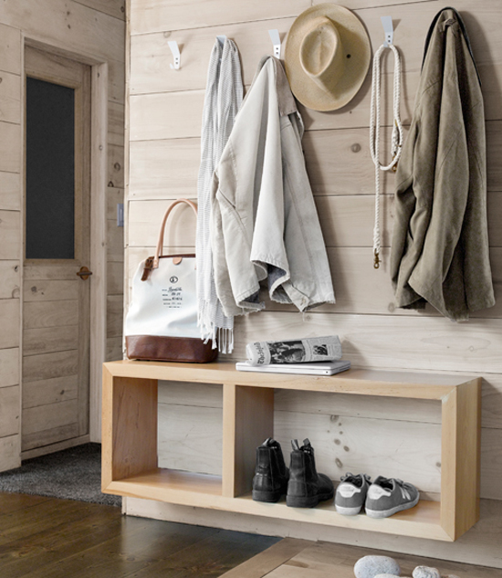 A round up of mudroom bench inspiration for the modern day home!